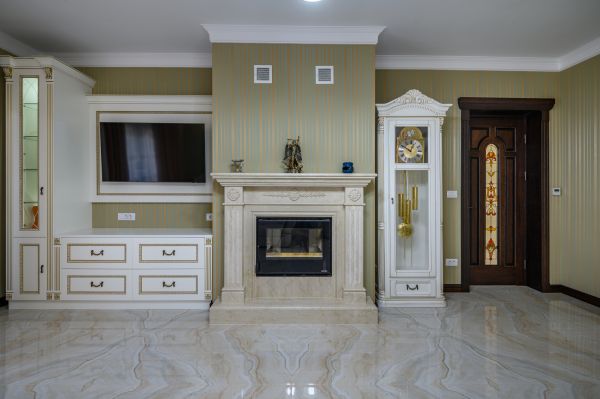 Fireplace Cabinet Installation in Andover