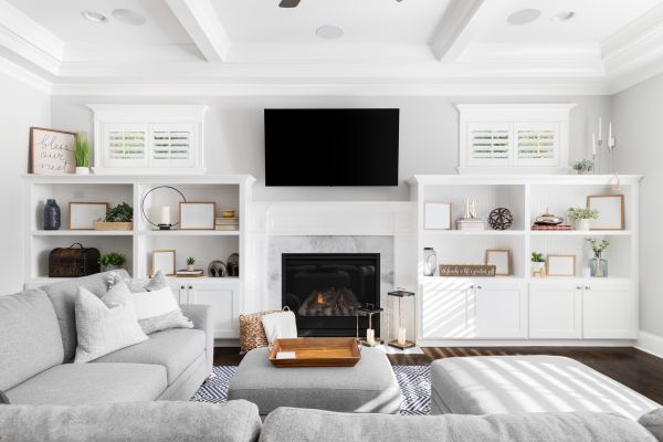 Fireplace Shelves Installation in Andover