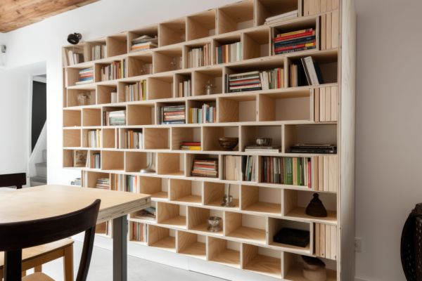 Built In Bookshelf Service in Andover